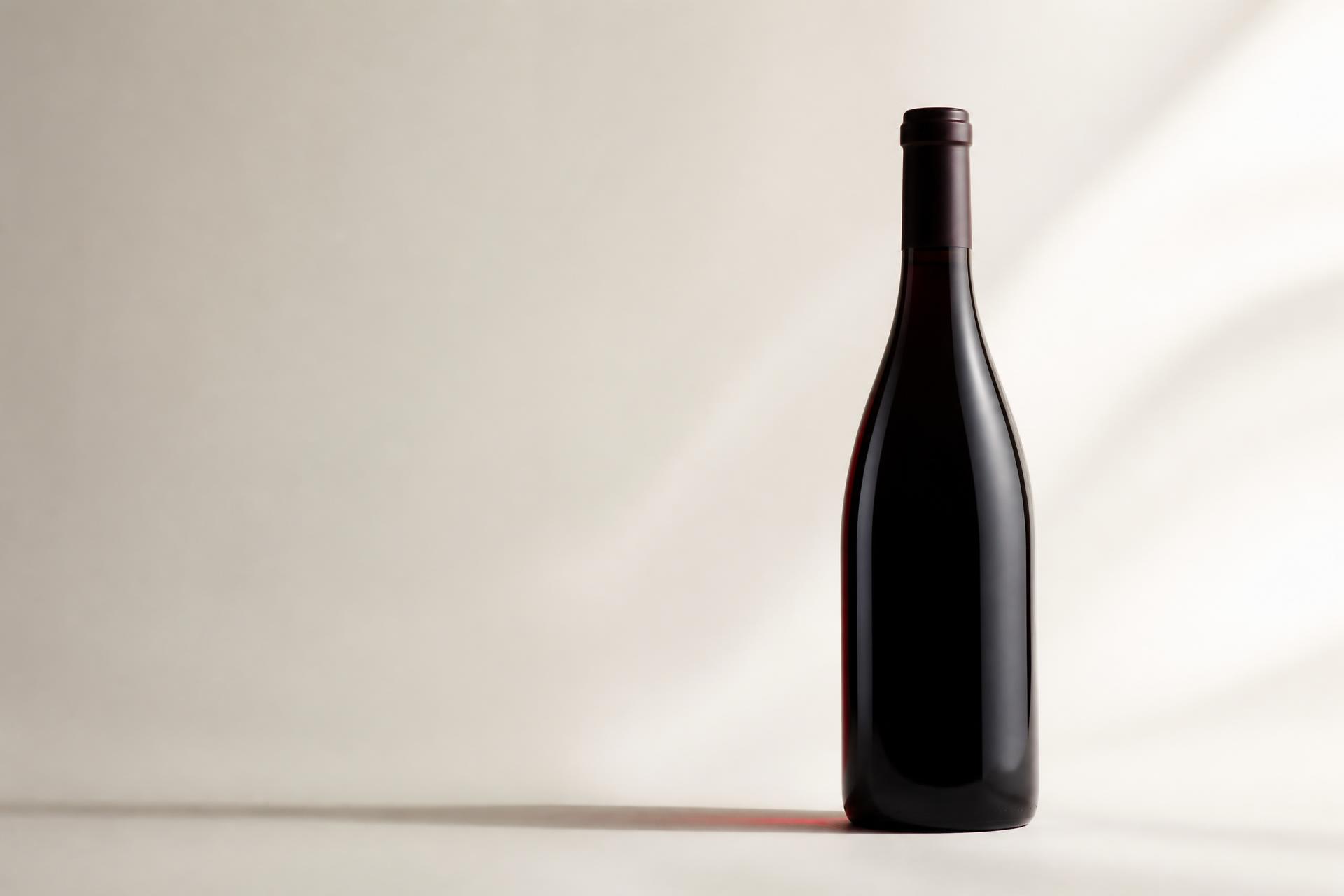 Bottle of red wine